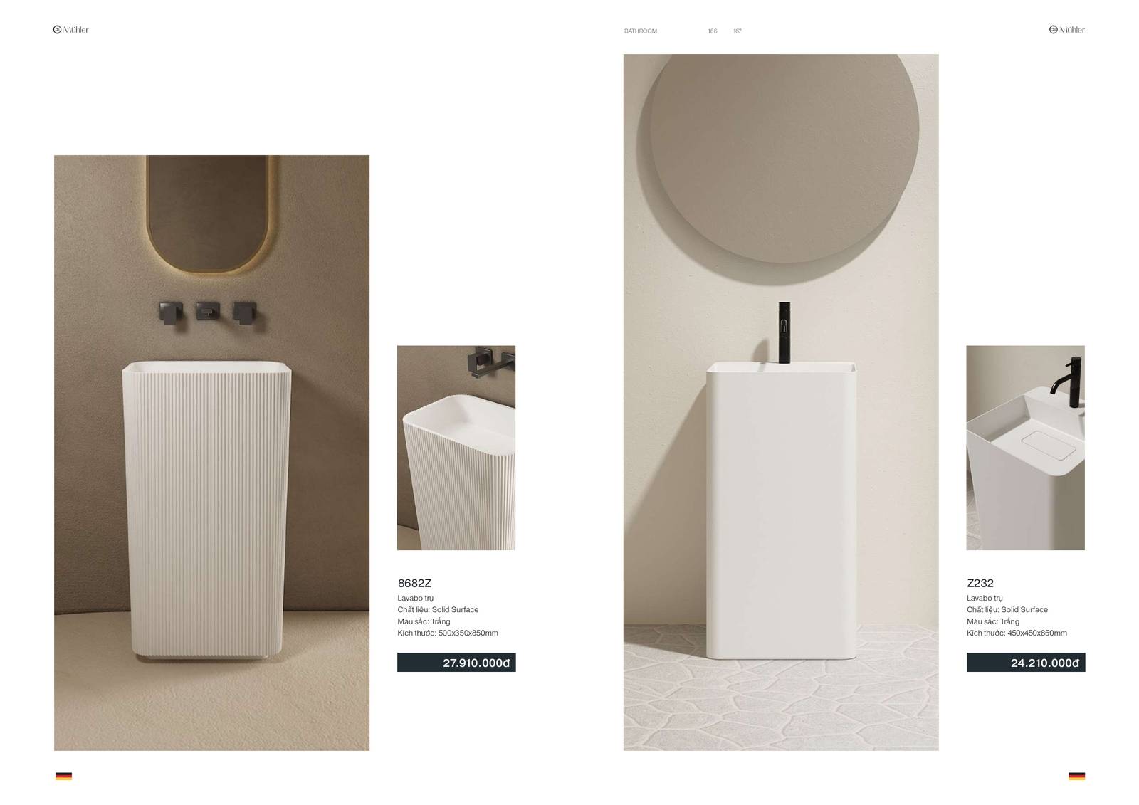 Thiết bị vệ sinh MUHLER Catalogue và Bảng giá mới nhất /Page 84